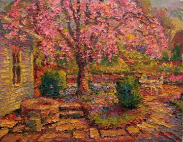 井戸の庭 Oil Paintings